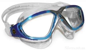 Очки для плавания Aqua Sphere Vista Clear Lens Aqua Blue/Silver (169610)